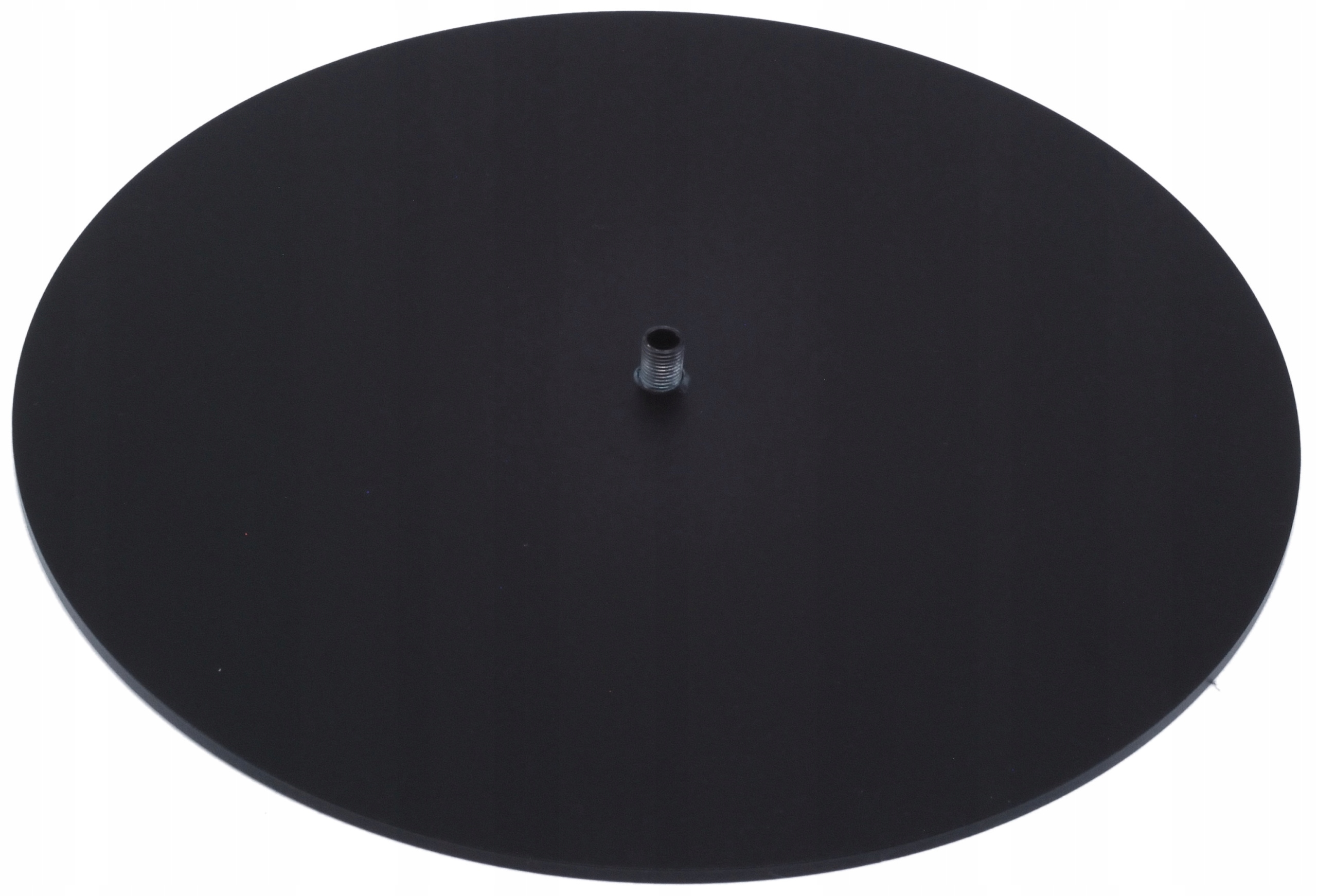 czarna ciężka podstawa lamp m10x1 30cm metalowa baza stopa lampy loft retro