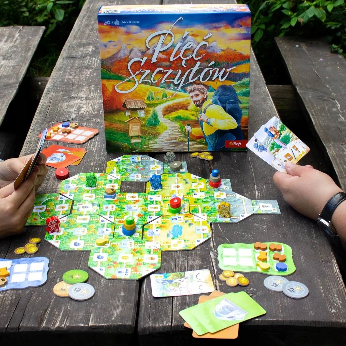 Gra rodzinna Pięć Szczytów Górskie Wędrówki Trefl 02517