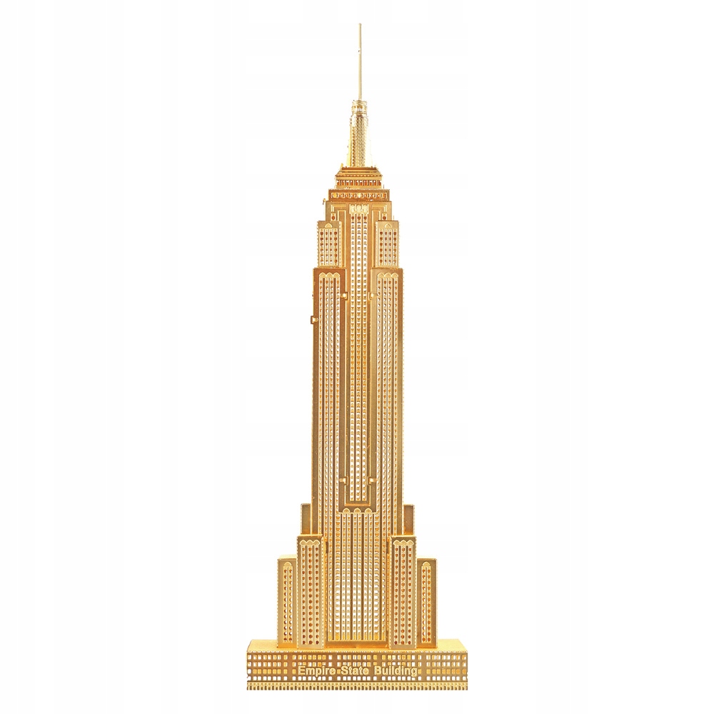 Piececool Puzzle Metalowe 3D Empire State Building Materiał metal