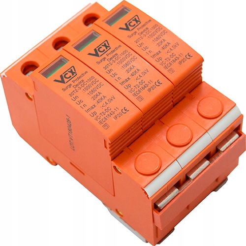 

Ogranicznik Przepięć C 3P DC 1200V Fotowoltaiczny