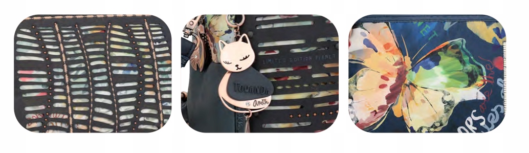 ANEKKE torebka do ręki i na ramię Amazonia Menire Styl miejski