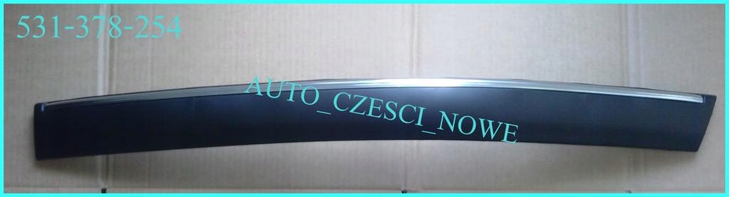 LISTWA NAKŁADKA ZDERZAKA PRZÓD PEUGEOT 406 99-04 Strona zabudowy przód