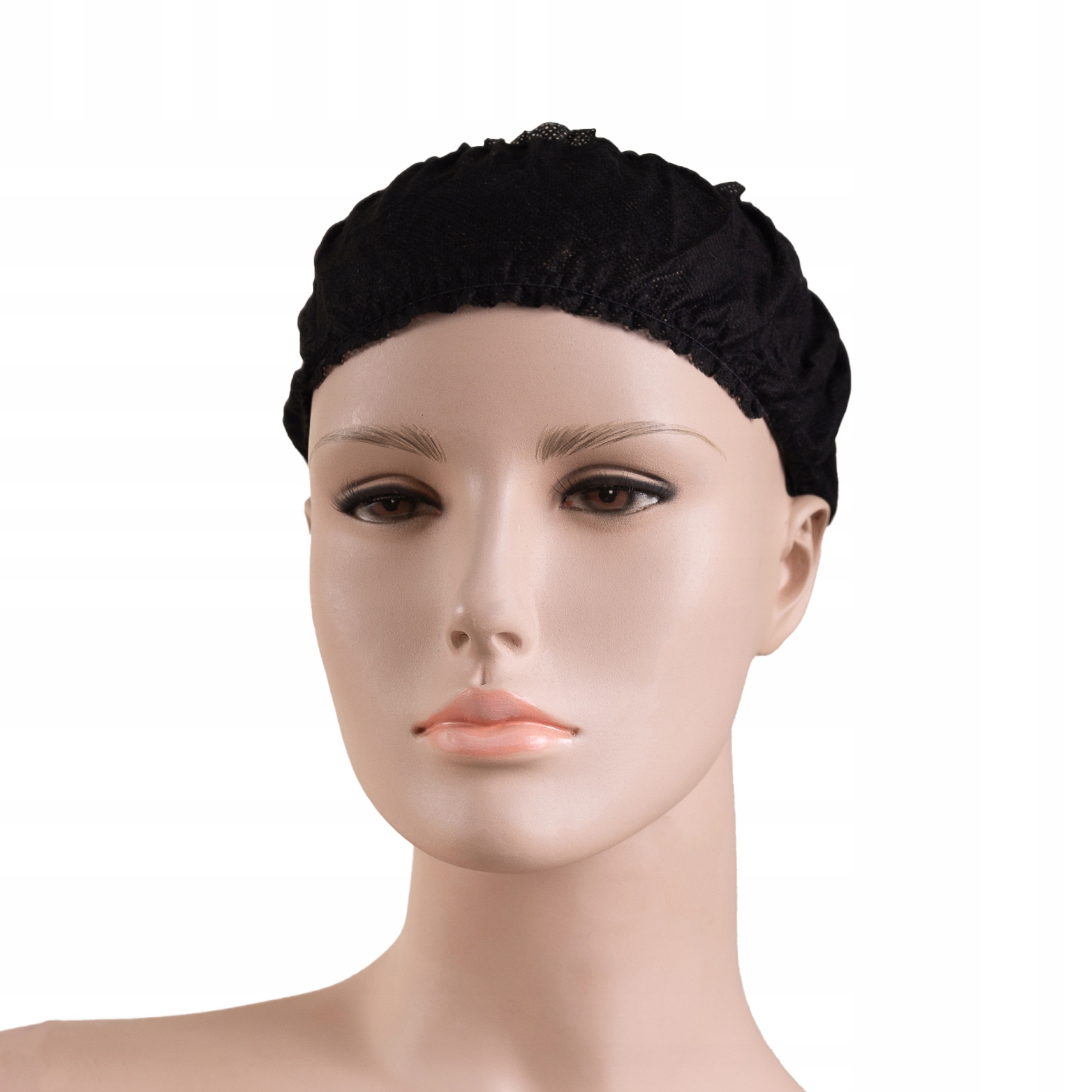 Jednorázová kosmetická páska z netkané textilie, černá, 50 ks Qms Line Premium