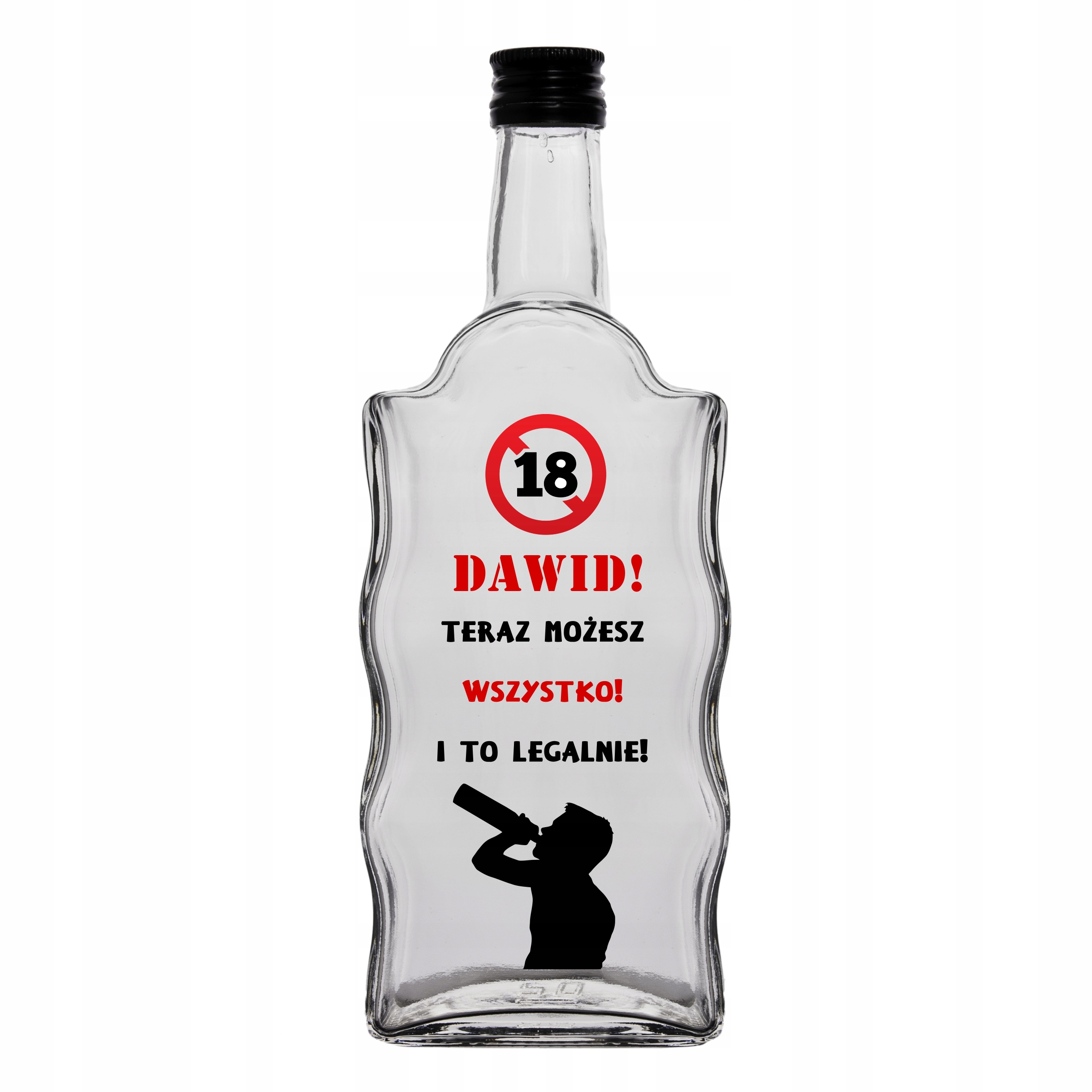 

Butelka Na Urodziny Wódkę Bimber Alkohol+ Nadruk