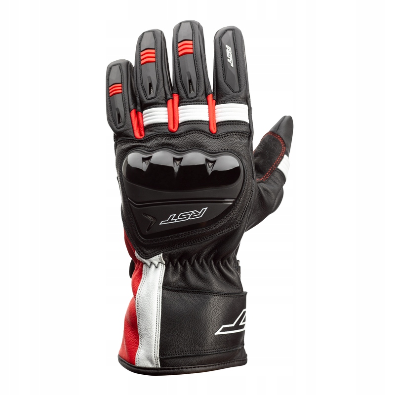 Kožené Rukavice Rst Pilot Black/red/white XL (2404)