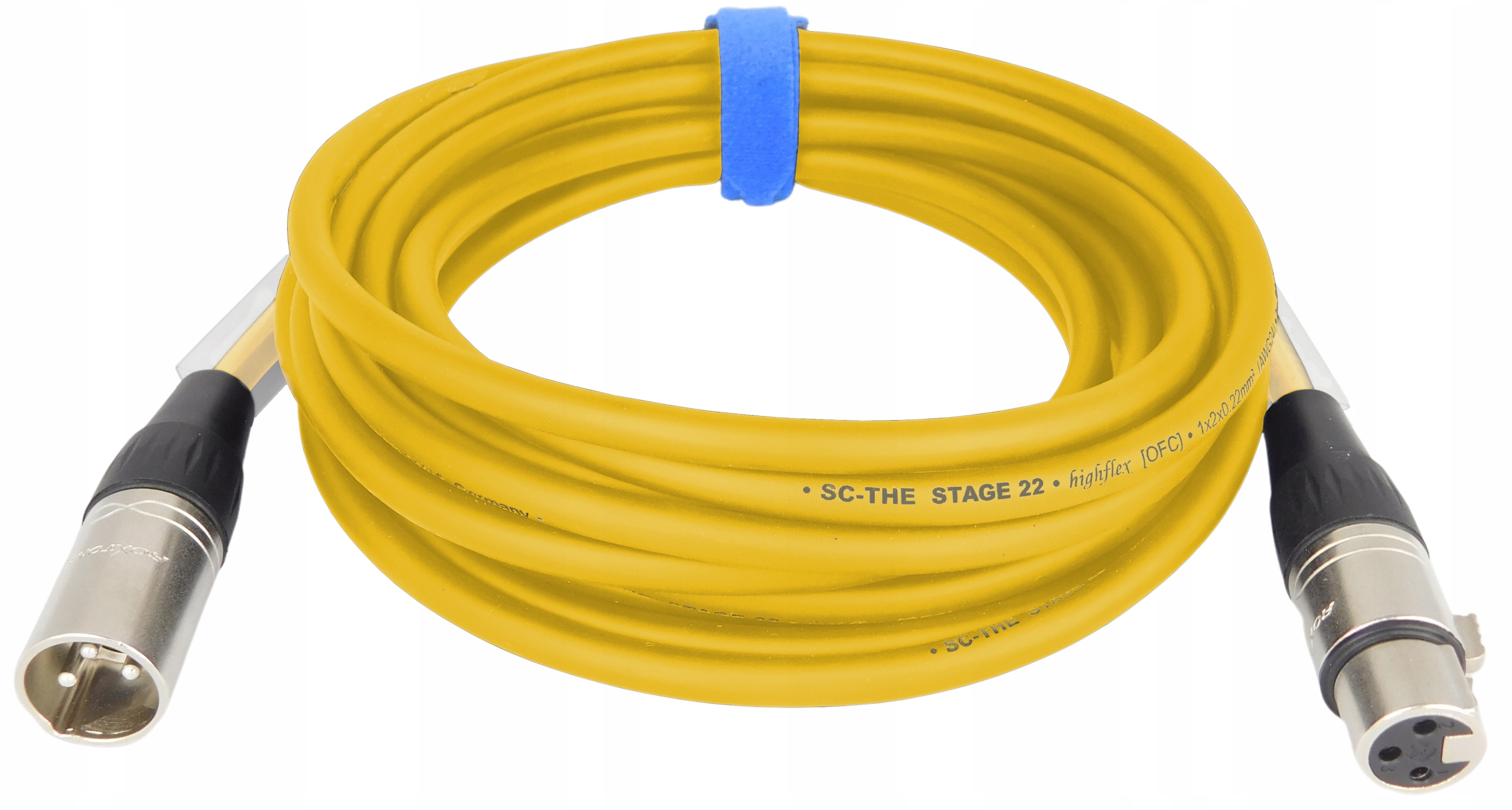 Kabel Sommer Stage Žlutý Mikrofonový Kabel Xlr 10 m