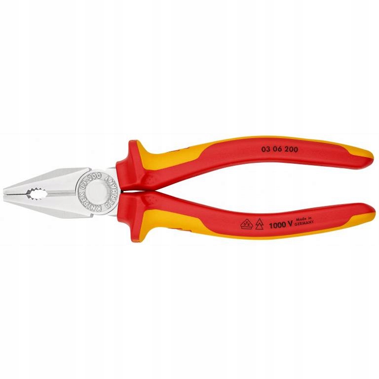 Knipex Kleště Kombinačky Univerzální Izolované Chromované Vde 200 mm