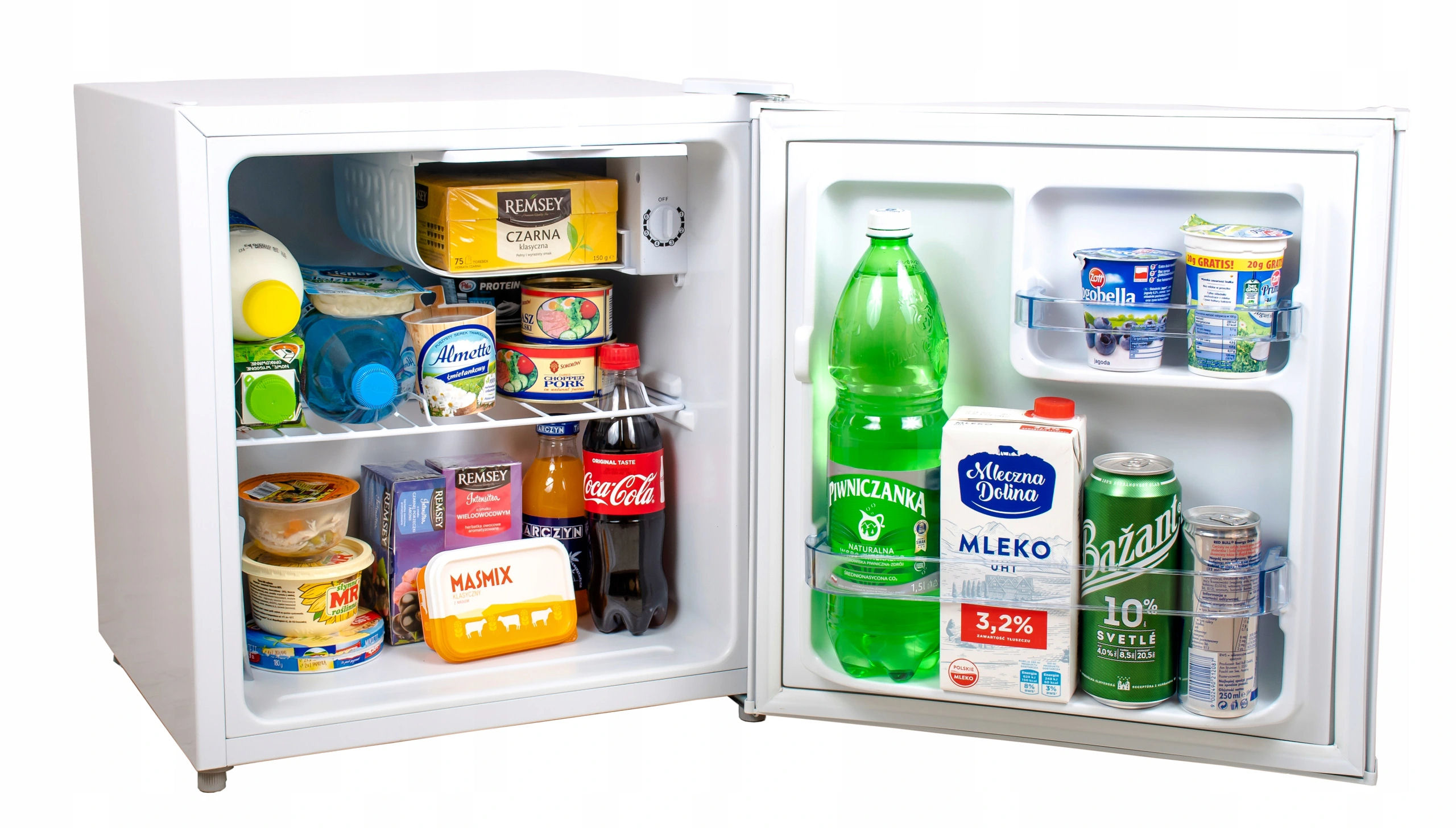 Mała Lodówka Chłodziarka Hotelowa 41L Minibar 50cm jednodrzwiowa Sigma