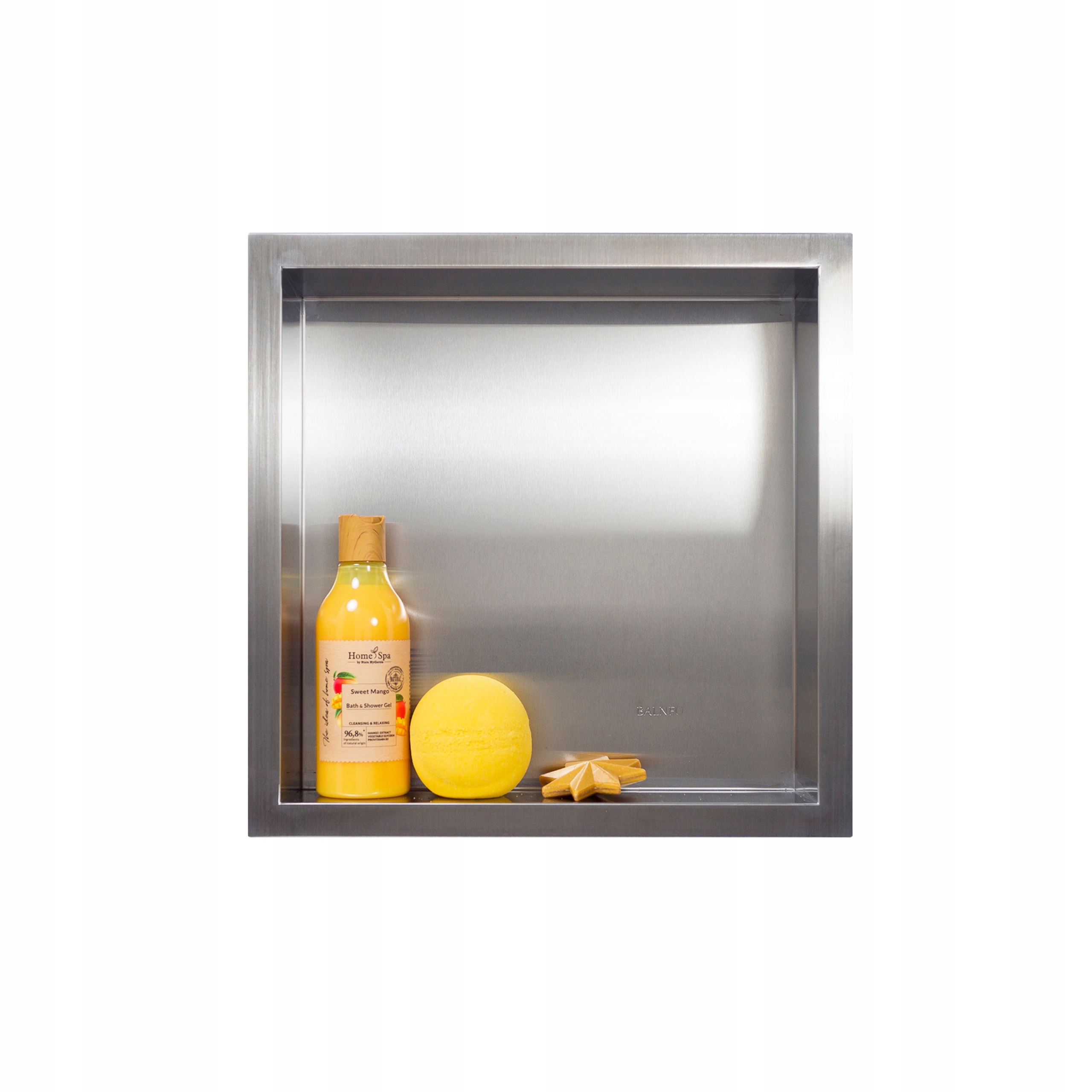 Wall-box One Výklenková polica Inox 30x30x7 cm Nerezová oceľ Aisi 304