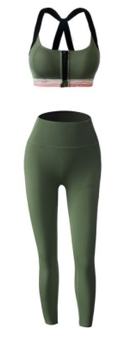 SPORTOWY KOMPLET TOP + LEGGINSY SIŁOWNIA XL