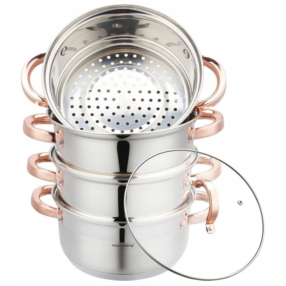 Parní Hrnec Hrnec 20 CM 5 Kusů Klausberg KB-7730
