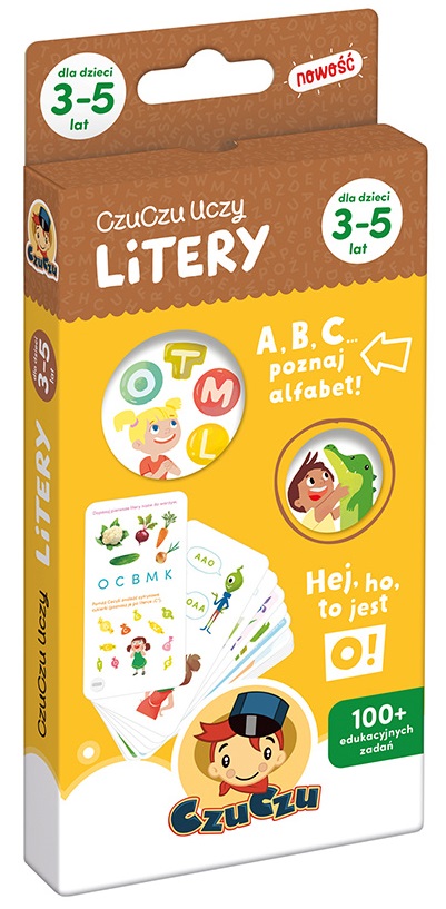 

CzuCzu Uczy Litery dla dzieci 3+, 4+, 5+ Literki