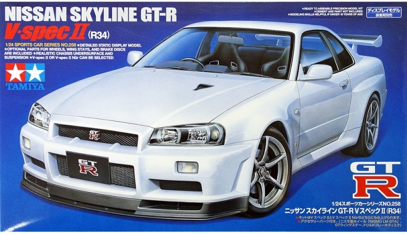 1:24 Tamiya 24258 Nissan Skyline Gt-r V spec II