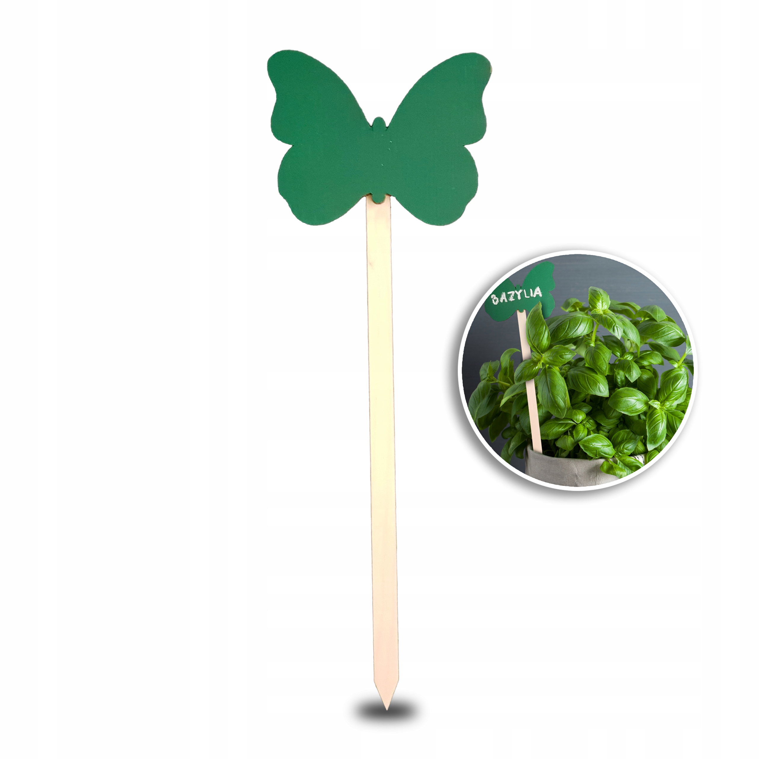 

Etykieta Do Roślin Tabliczka Kredowa 26,5CM Motyl