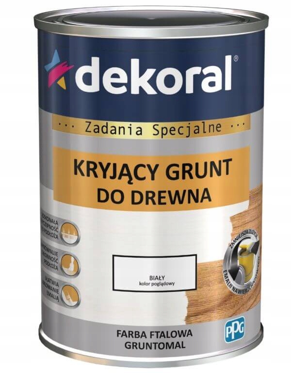 

Ftalowy Grunt Gruntomal Biały 0,9L Dekoral