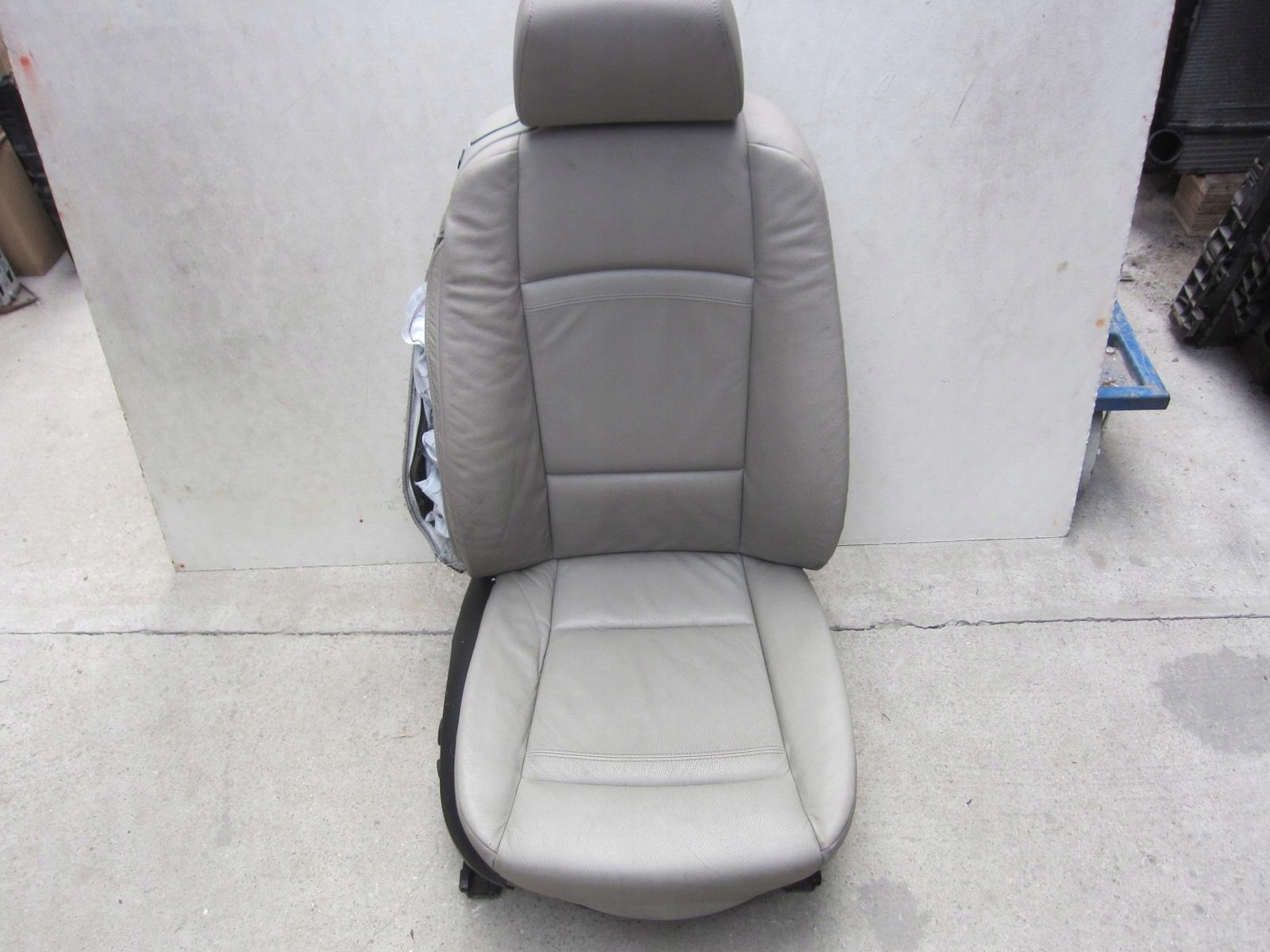 BMW 3 E92 КУПЕ СТУЛ ПРАВЫЙ ПАССАЖИРА КОЖАНЫЙ СЕРЫЙ