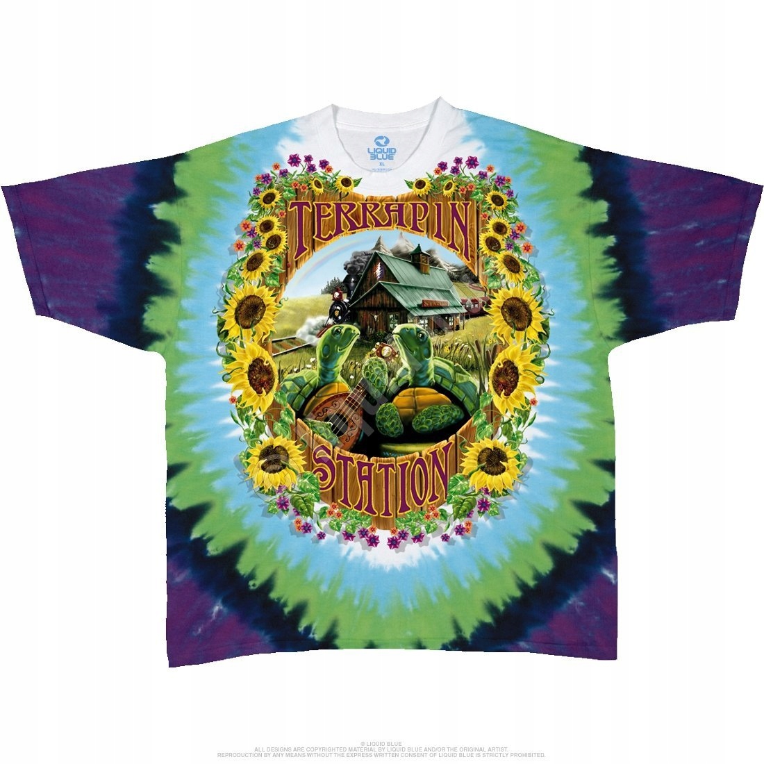 Stanice Gratefull Dead Terrapin Liquid Blue 5XL