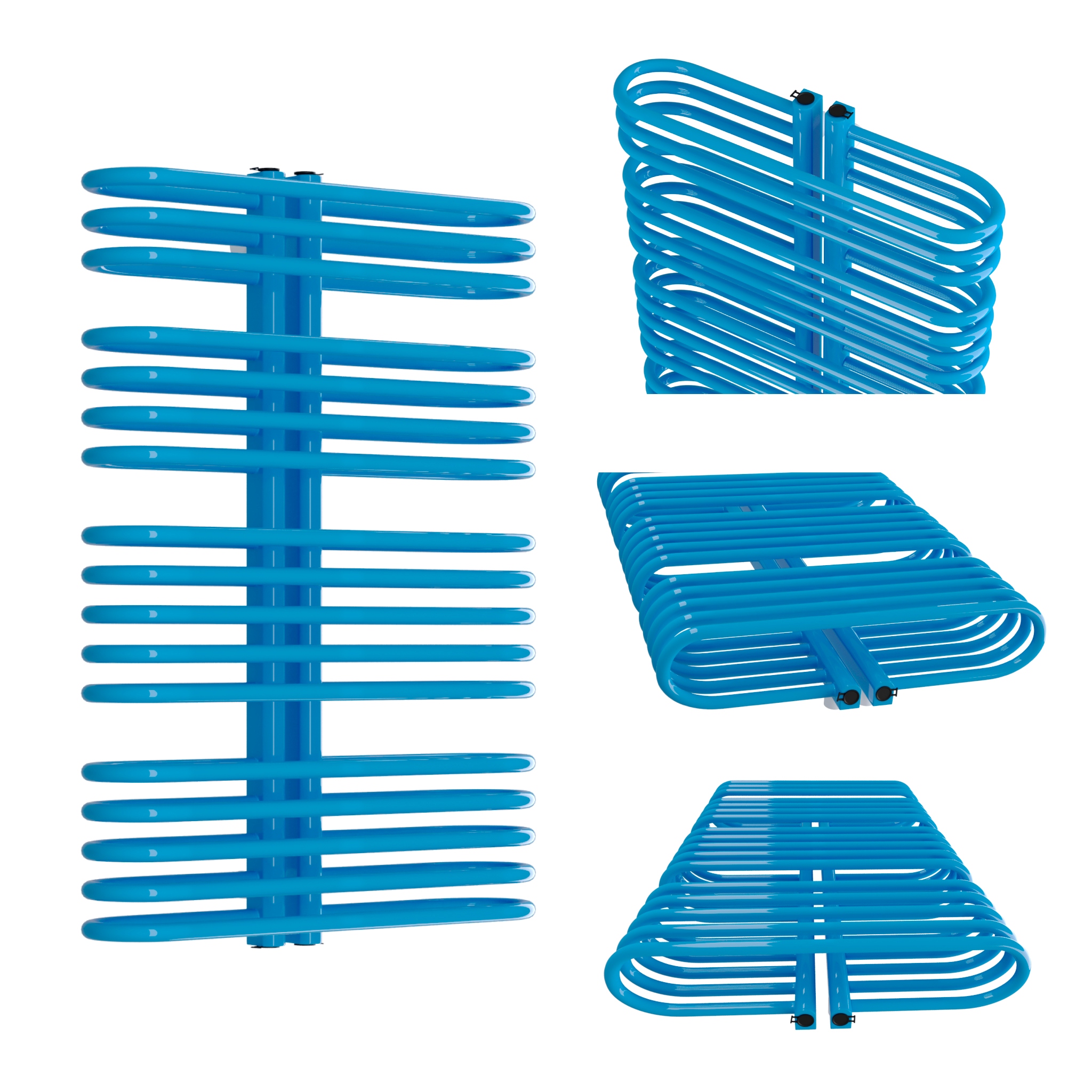 Koupelnový Radiátor Neo 940x550 Modrý