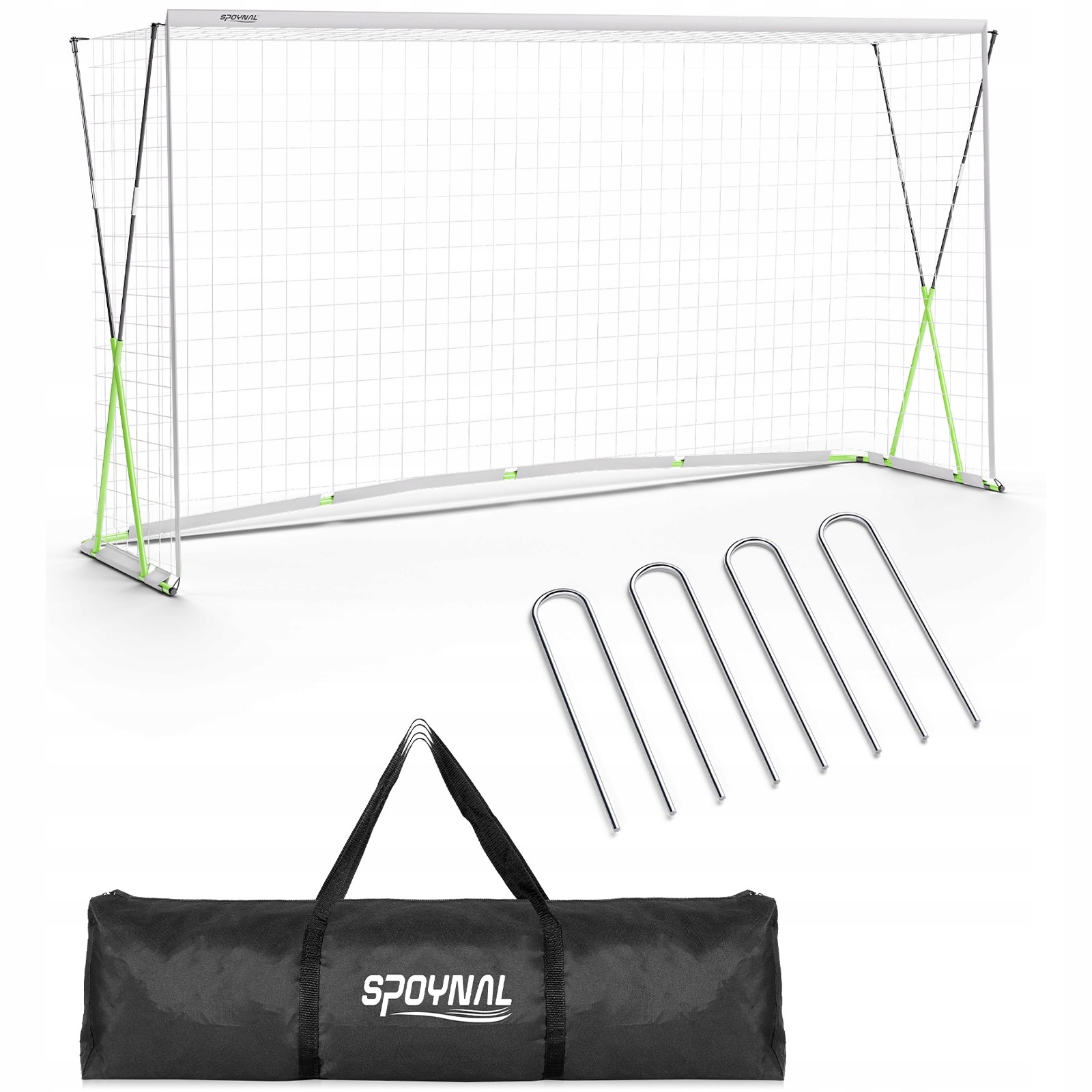 Mobilna Bramka Do Piłki Nożnej Profesjonalna Treningowa Stabilna 360CM