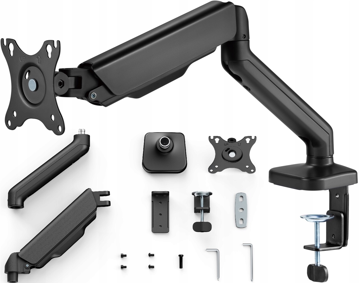 Uchwyt wieszak biurkowy do monitora ramię na monitor 17-32 cale do biurka