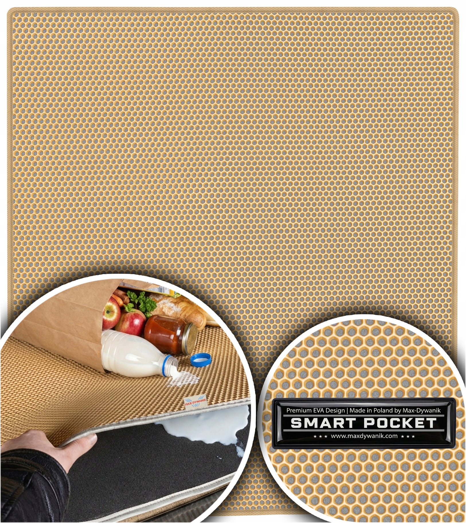 Vw Passat B8 Kombi 2014-2023 Vložka do batožinového priestoru Eva Smart Pocket Béžová