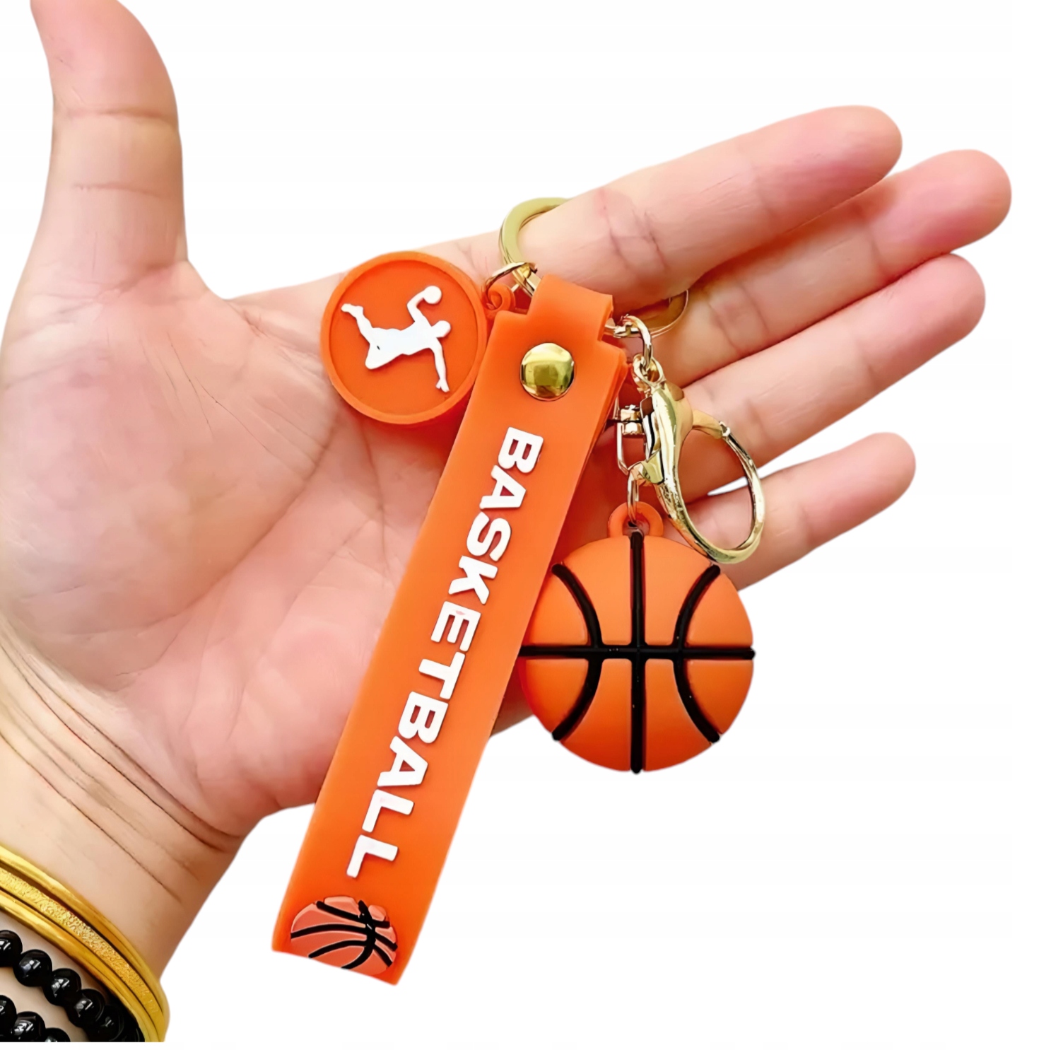 BRELOK DO KLUCZY KOSZYKÓWKA BRELOCZEK DO PLECAKA BASKETBALL