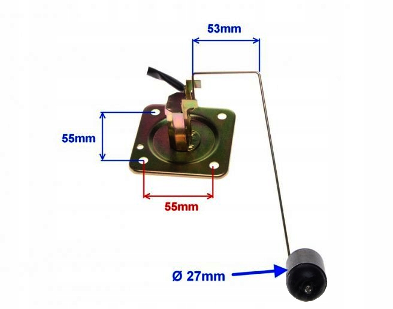 CZUJNIK POZIOMU PALIWA ROMET ZETKA 4T PŁYWAK Producent inny