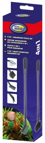 

Aqua Nova 4IN1 Zestaw do czyszczenia akwarium