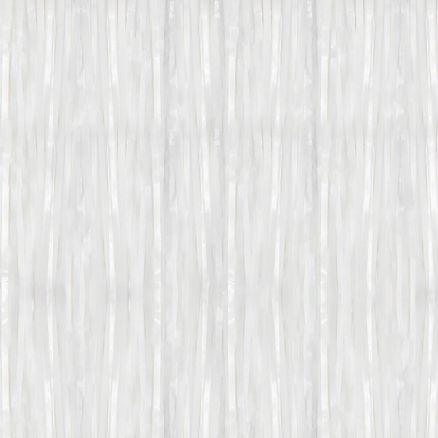 

Kurtyna Metalizowana Dekoracyjna Biała Tło 1x2 M