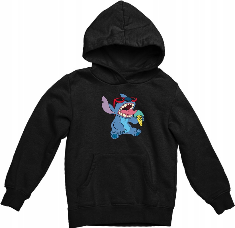 

Bluza Z Kapturem Czarna Lilo and Stich 6 XL
