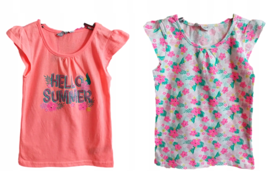 

Primark T-shirt dziewczęcy 2 pak roz 110 cm
