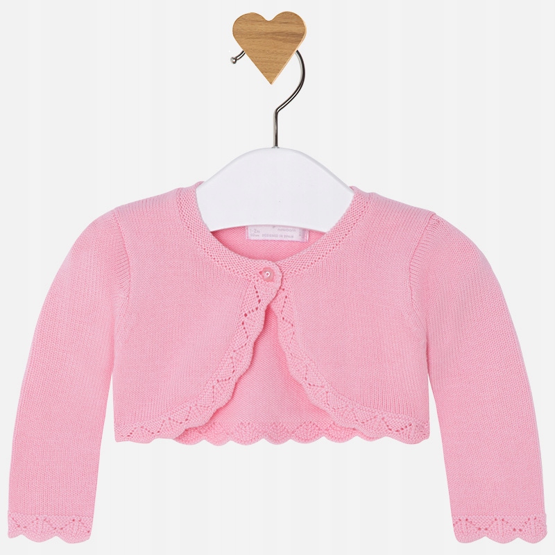 

Mayoral 318 Sweterek Bolerko różowe r.80