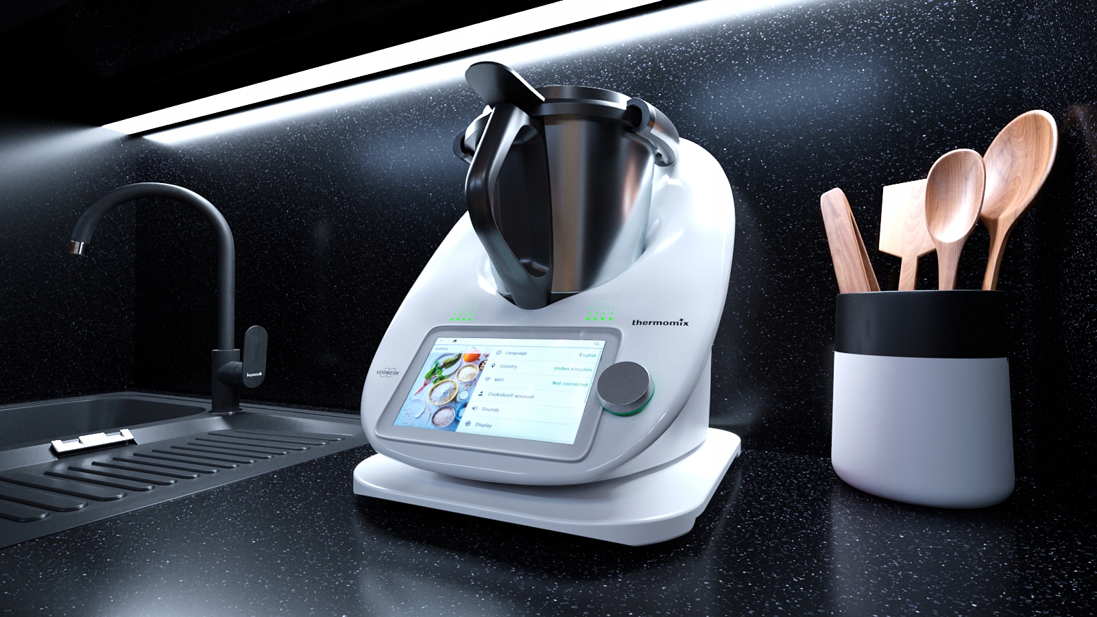 ELODII DESKA, PODSTAWKA PODKŁADKA POD TERMOMIKS THERMOMIX TM5 TM6 BIAŁA Rodzaj inny