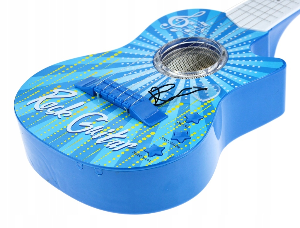 GITARA ELEKTRYCZNA ROCKOWA 6 METALOWYCH STRUN Certyfikaty, opinie, atesty CE