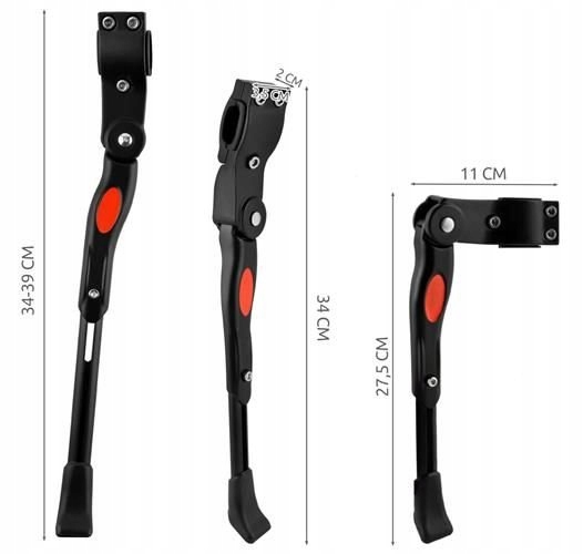 STOPKA NÓŻKA ROWEROWA PODPÓRKA NA ROWER 34 CM Model STOPKA DO ROWERU