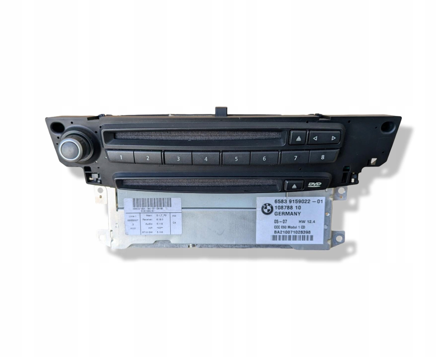 Radio samochodowe BMW 5 E60/E61 facelift E60 2007 9159022