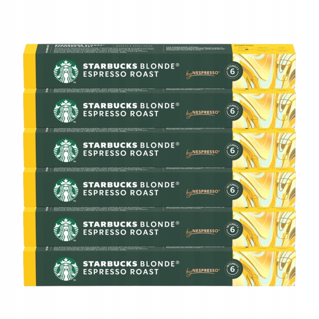 Starbucks Nespresso Blonde Espresso kawa 6x 10 szt