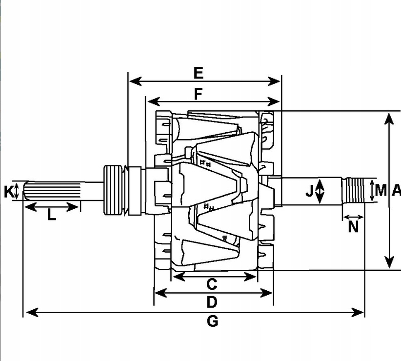 Wirnik alternatora 335297 EAN (GTIN) 5711343347473