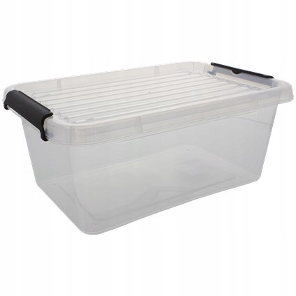 

Plastikowe Pudełko Pojemnik Z Pokrywą 4,5L Mocne