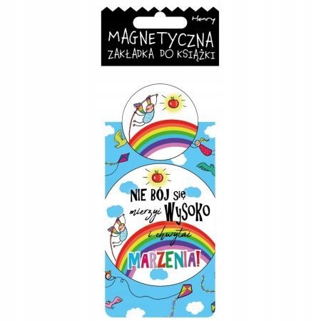 

Magnetyczna Zakładka Do Książki Mierz wysoko