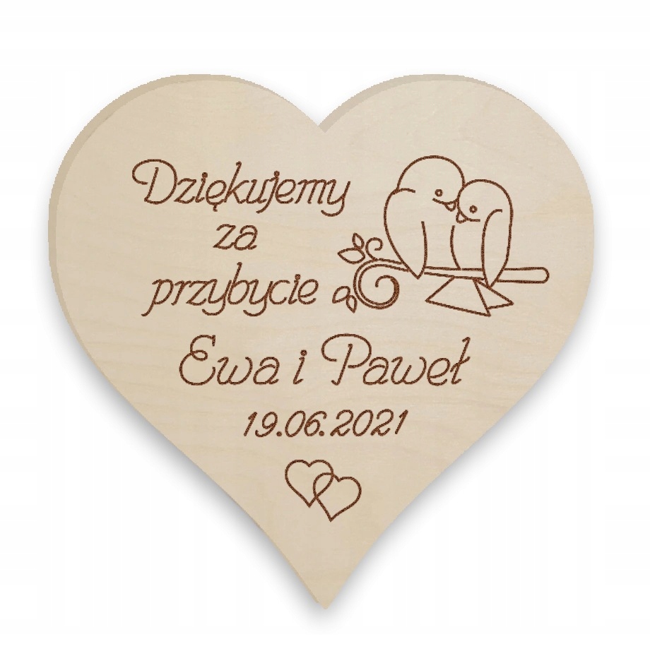 

Podziękowania Dla Gości Ślub Chrzest Magnes 10 Szt