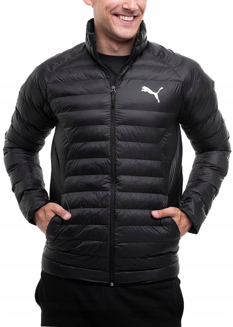 Puma pánská zimní péřová teplá pohodlná sportovní prošívaná bunda vel M