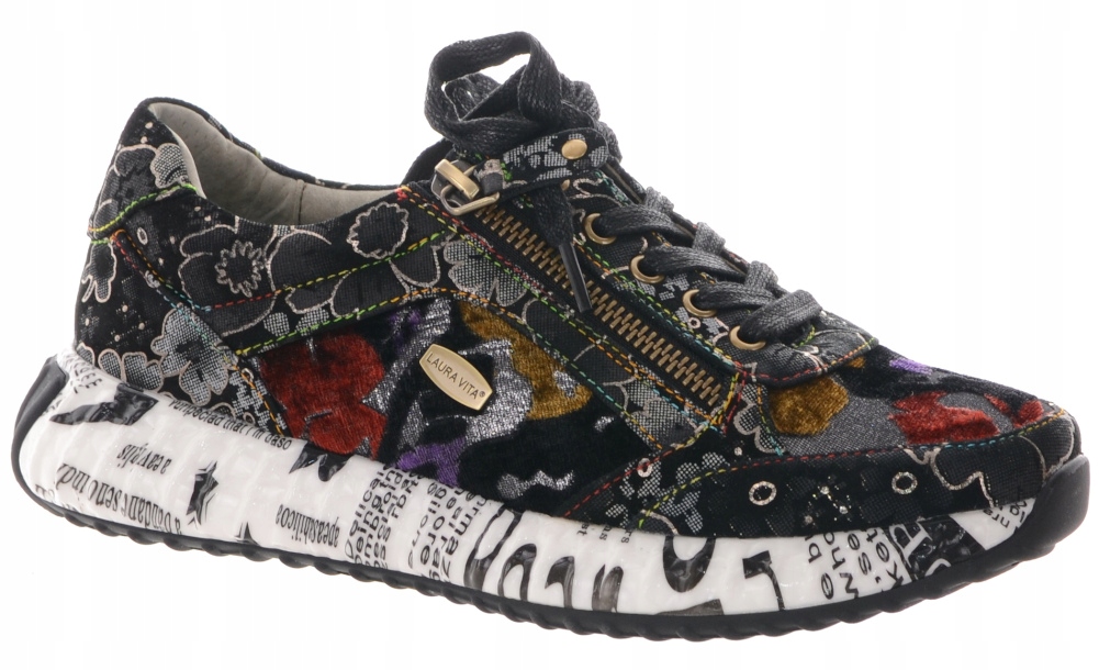 Laura Vita Kožená Dámská Sportovní Obuv Černá 37