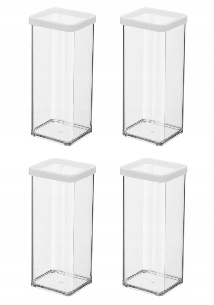 

Zestaw 4 pojemników kuchennych 1.5 L Loft Rotho