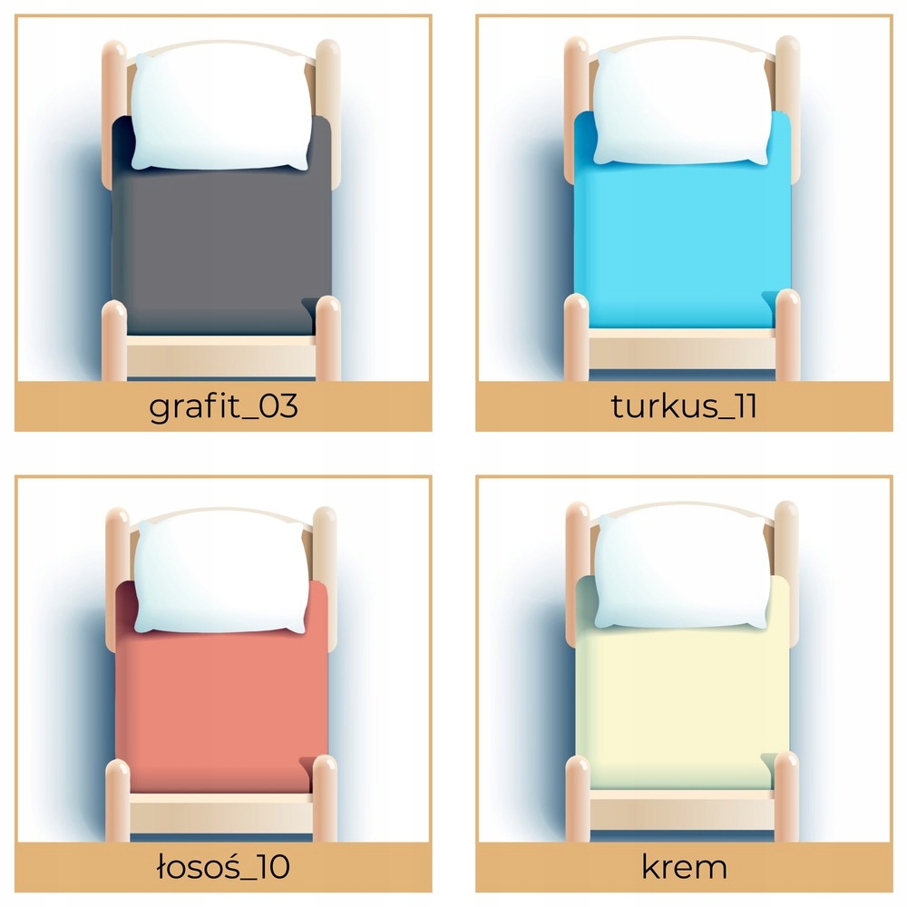 PRZEŚCIERADŁO 80x160 DZIECINNE DO ŁÓŻECZKA kolory Bohater Inny