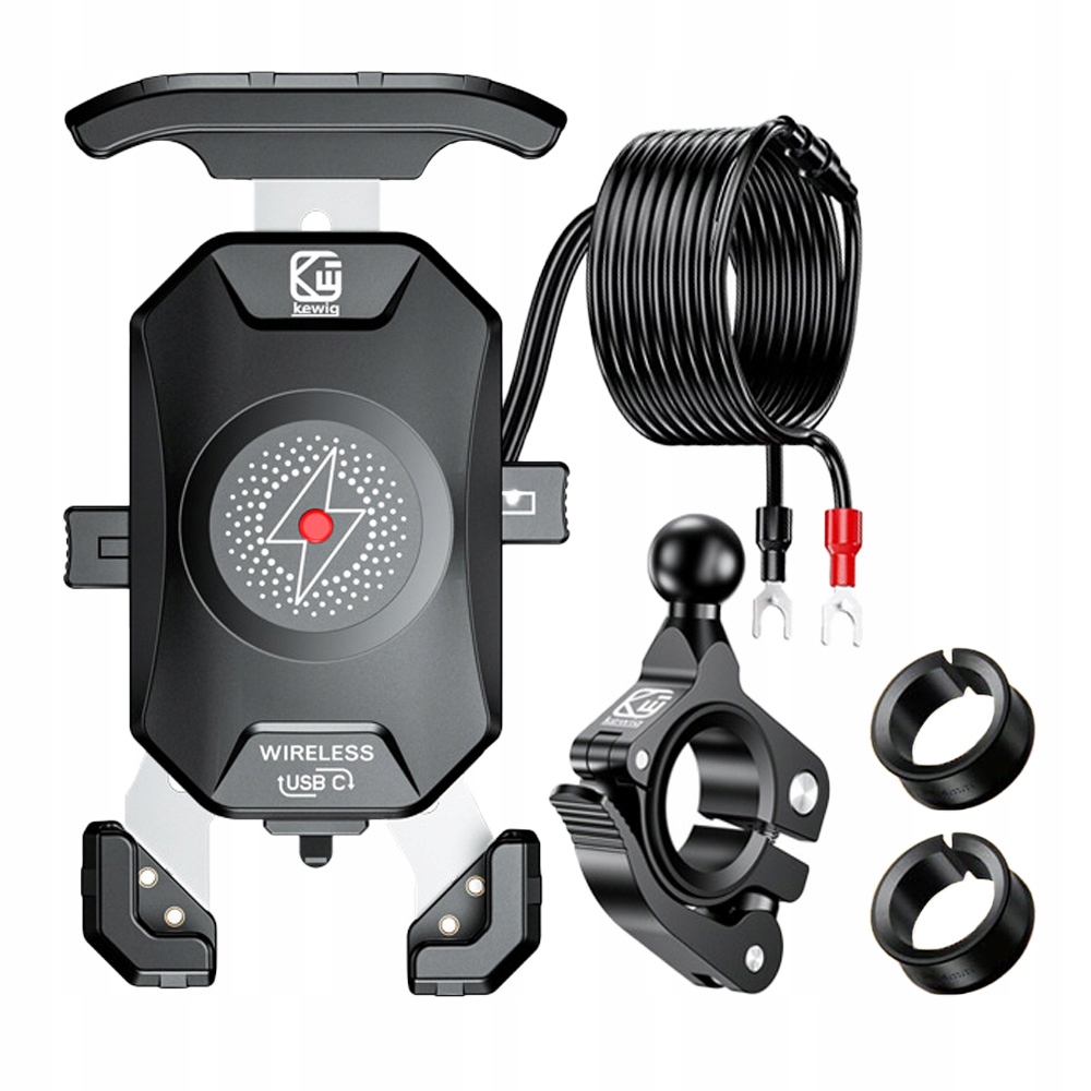 Motocyklový držák na kolo s nabíječkou pro telefon 20W