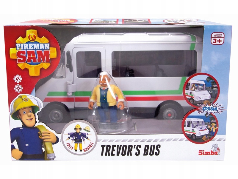 

Samochód Simba Strażak Sam Trevora Autobus