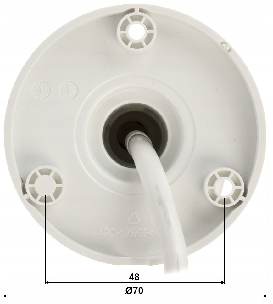 KAMERA IP DS-2CD1023G2-I(4MM) - 1080p Hikvision Rozdzielczość 2 Mpx