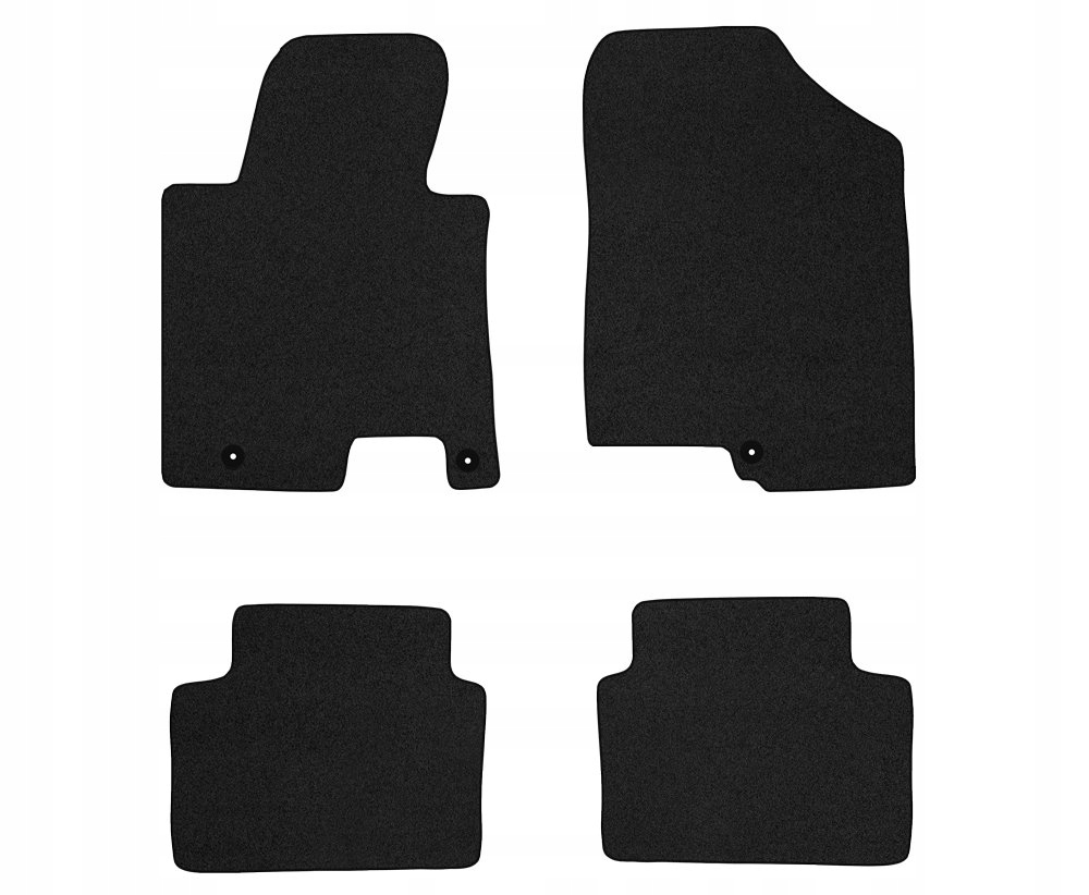 Dywaniki welurowe Premium KIA CEED II 2012 2018 Color black