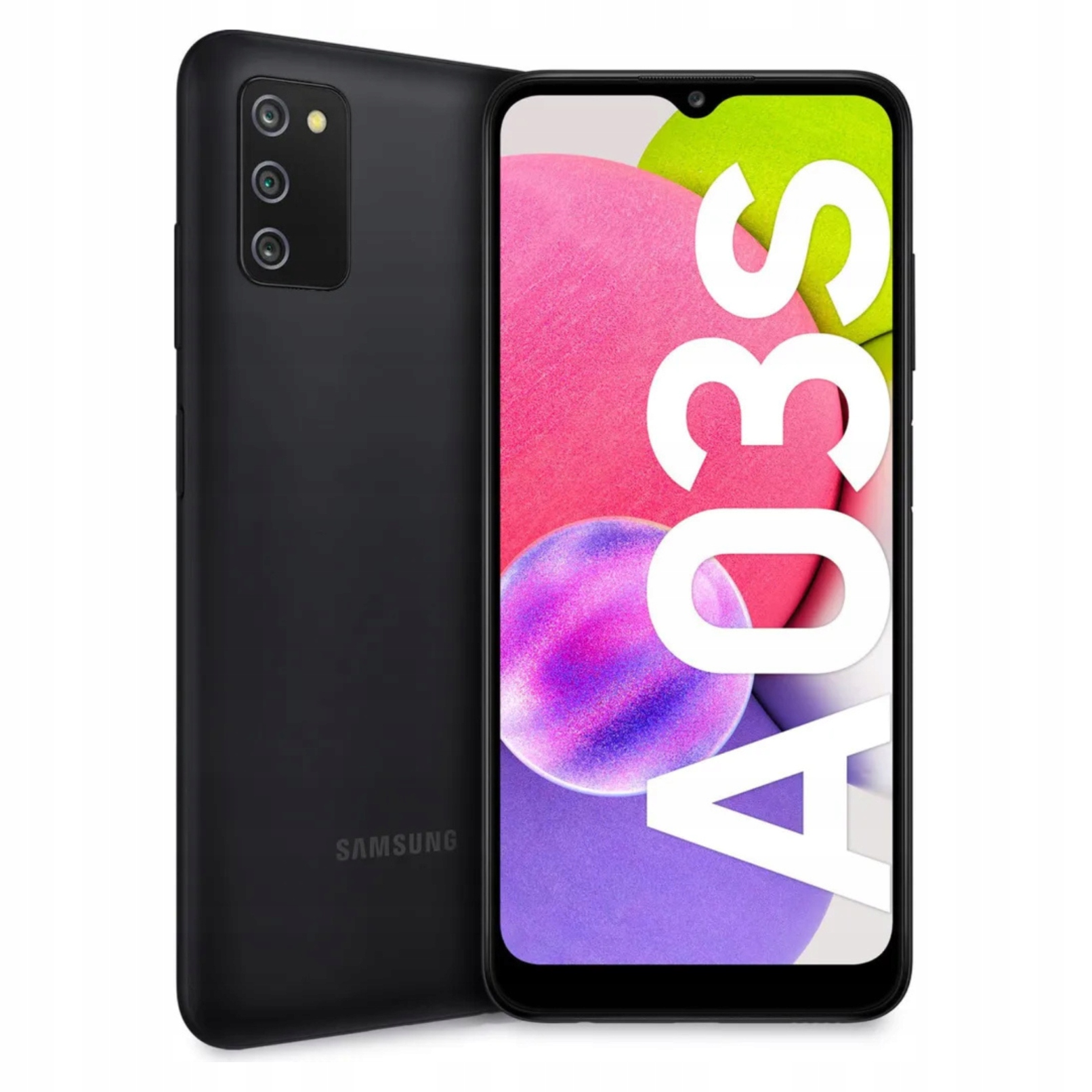 Samsung Galaxy A03s 3/32GB Lte SM-A037G/DSN Černý Orig. balení Nové